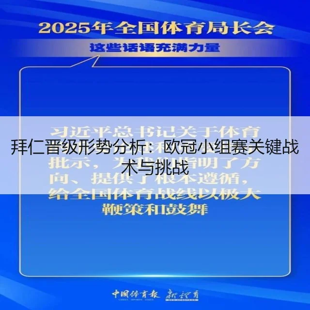 拜仁晋级形势分析：欧冠小组赛关键战术与挑战（WorldCupChina）